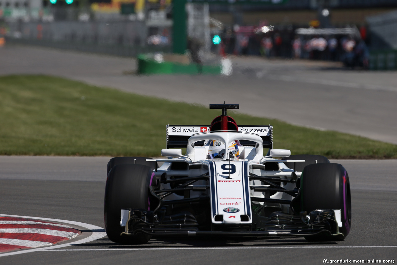 GP CANADA, 08.06.2018- free Practice 1, Marcus Ericsson (SUE) Alfa Romeo Sauber C37