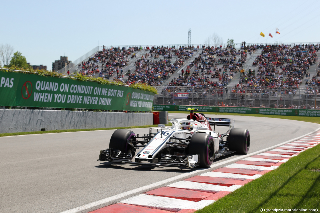 GP CANADA, 08.06.2018- free Practice 1, Charles Leclerc (GER) Alfa Romeo Sauber C37