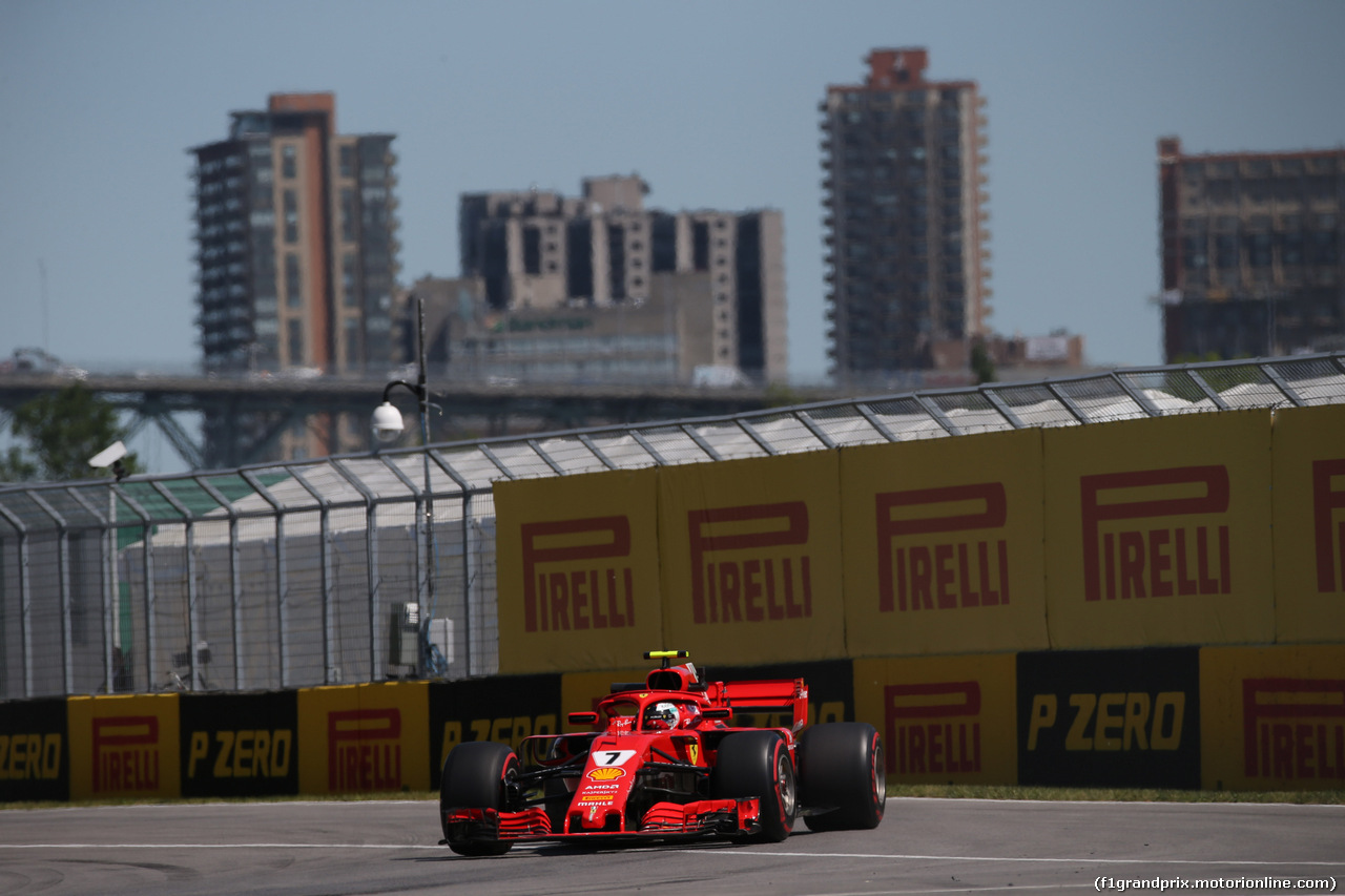 GP CANADA, 08.06.2018- free Practice 1, Kimi Raikkonen (FIN) Ferrari SF71H