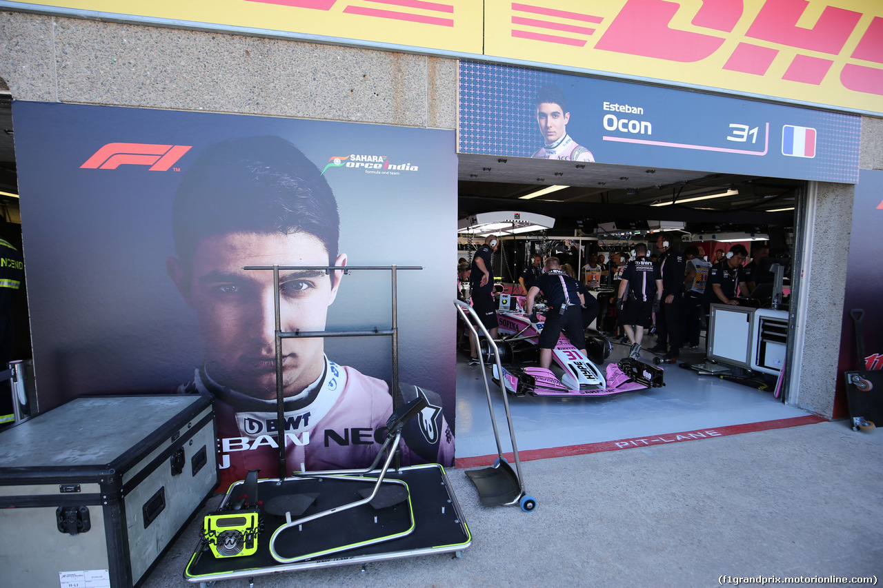 GP CANADA, 08.06.2018- free Practice 1, Esteban Ocon (FRA) Sahara Force India F1 VJM11