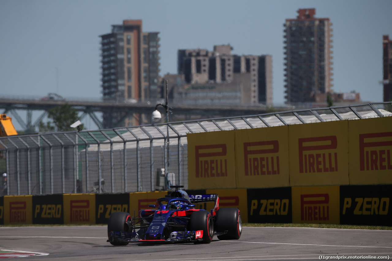 GP CANADA, 08.06.2018- free Practice 1, Brendon Hartley (FRA) Scuderia Toro Rosso STR13