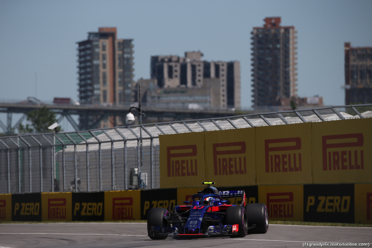 GP CANADA, 08.06.2018- free Practice 1, Pierre Gasly (FRA) Scuderia Toro Rosso STR13