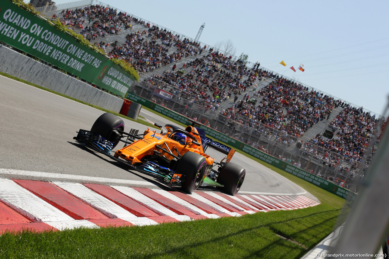 GP CANADA, 08.06.2018- free Practice 1, Fernando Alonso (ESP) McLaren Renault MCL33