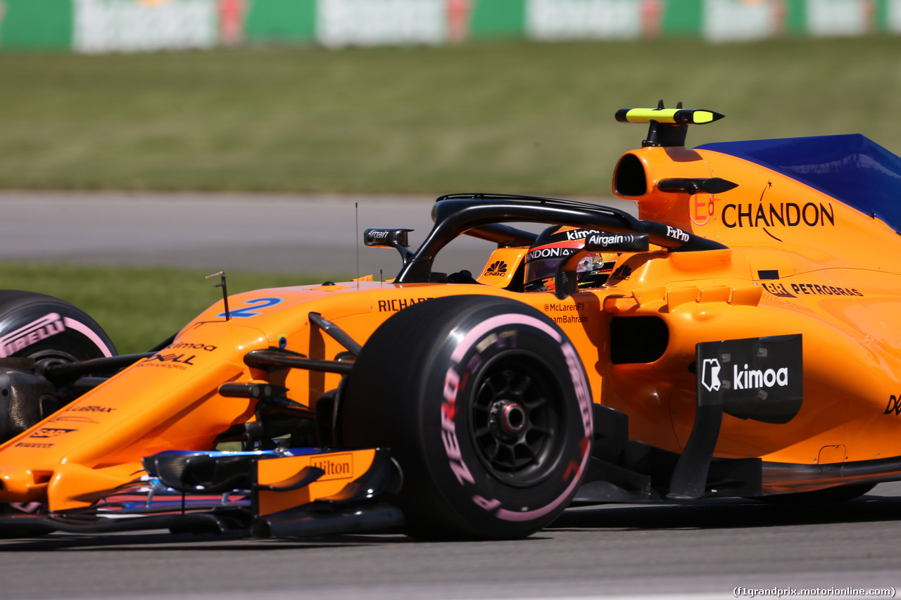 GP CANADA, 08.06.2018- free Practice 1, Stoffel Vandoorne (BEL) McLaren MCL33