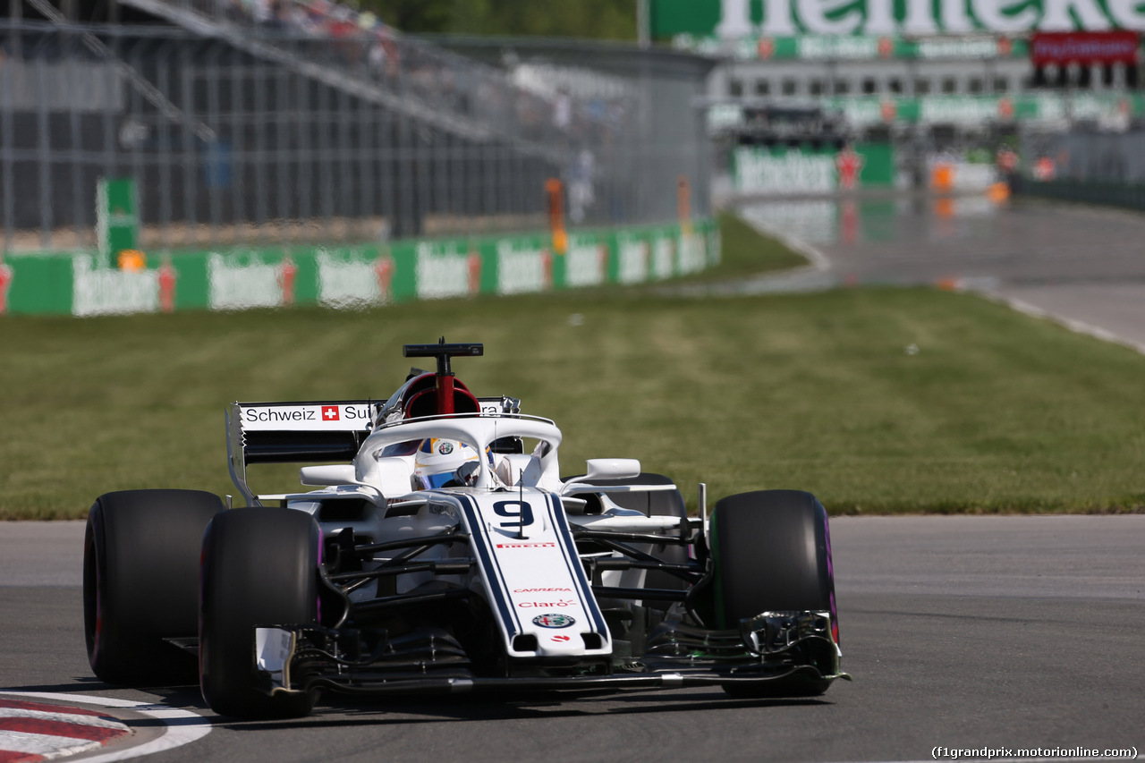 GP CANADA, 08.06.2018- free Practice 1, Marcus Ericsson (SUE) Alfa Romeo Sauber C37