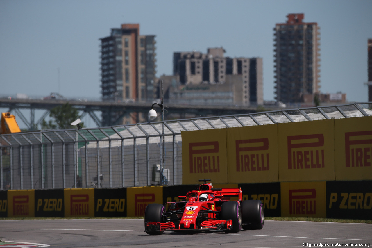 GP CANADA, 08.06.2018- free Practice 1, Sebastian Vettel (GER) Ferrari SF71H