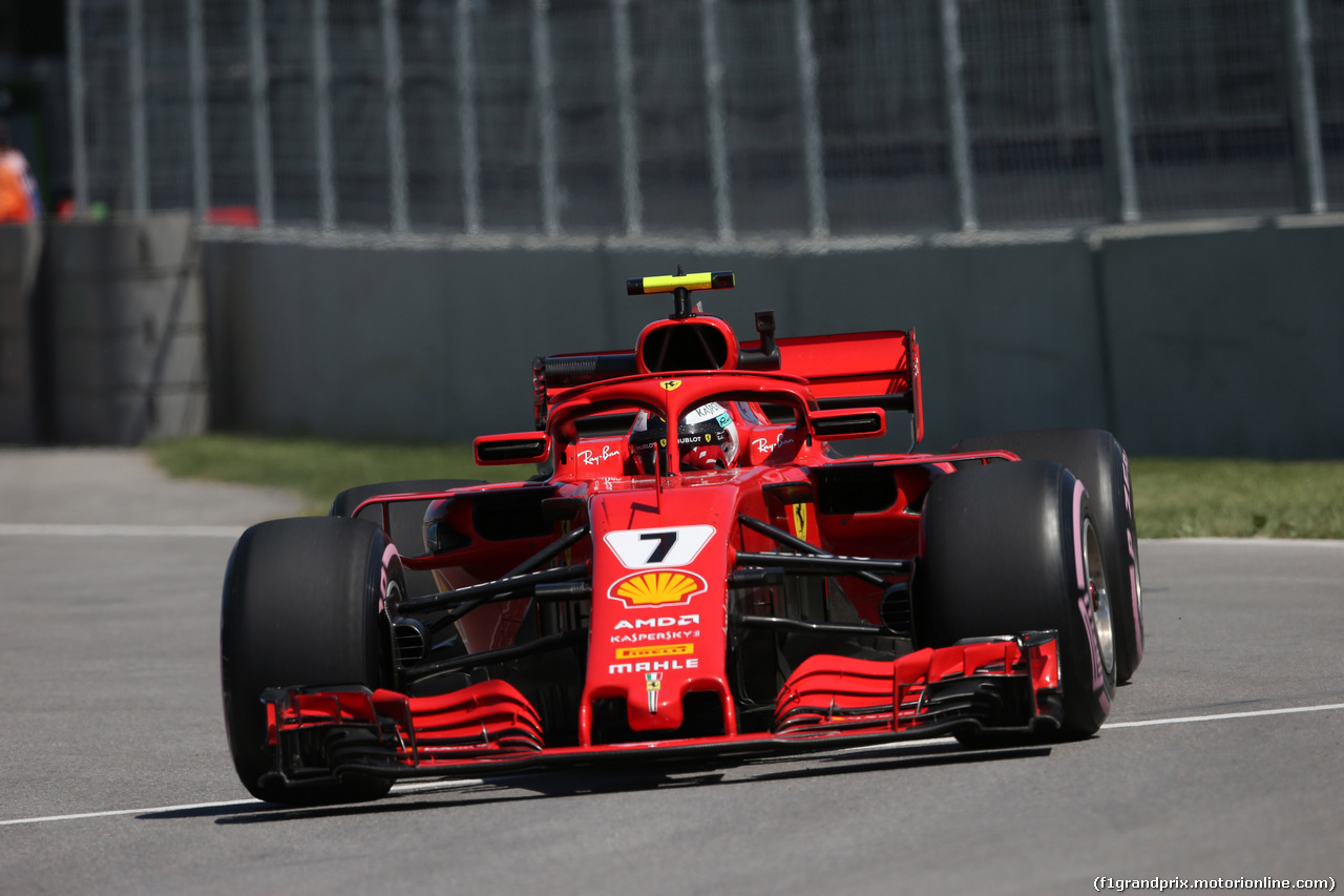 GP CANADA, 08.06.2018- free Practice 1, Kimi Raikkonen (FIN) Ferrari SF71H