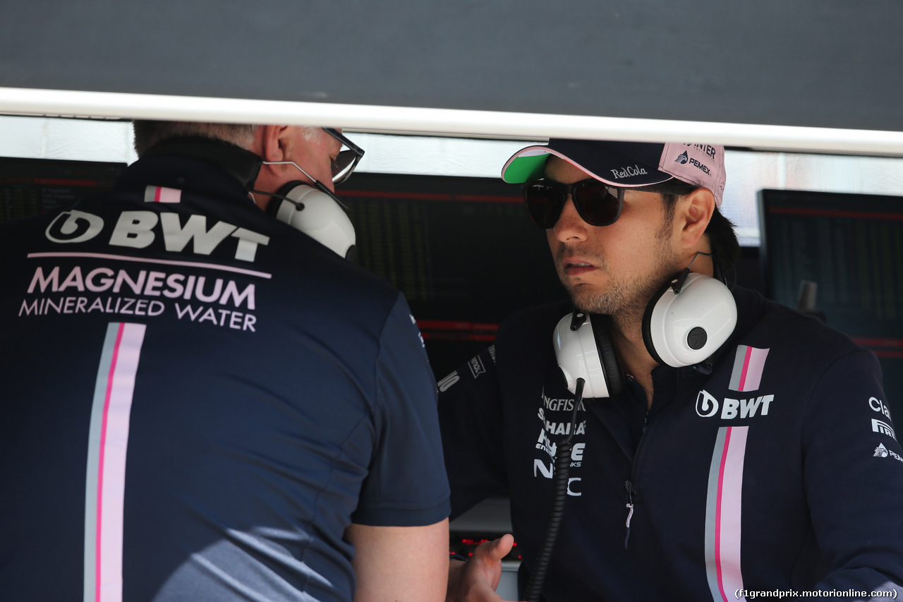 GP CANADA, 08.06.2018- free Practice 1, Sergio Perez (MEX) Sahara Force India F1 VJM11