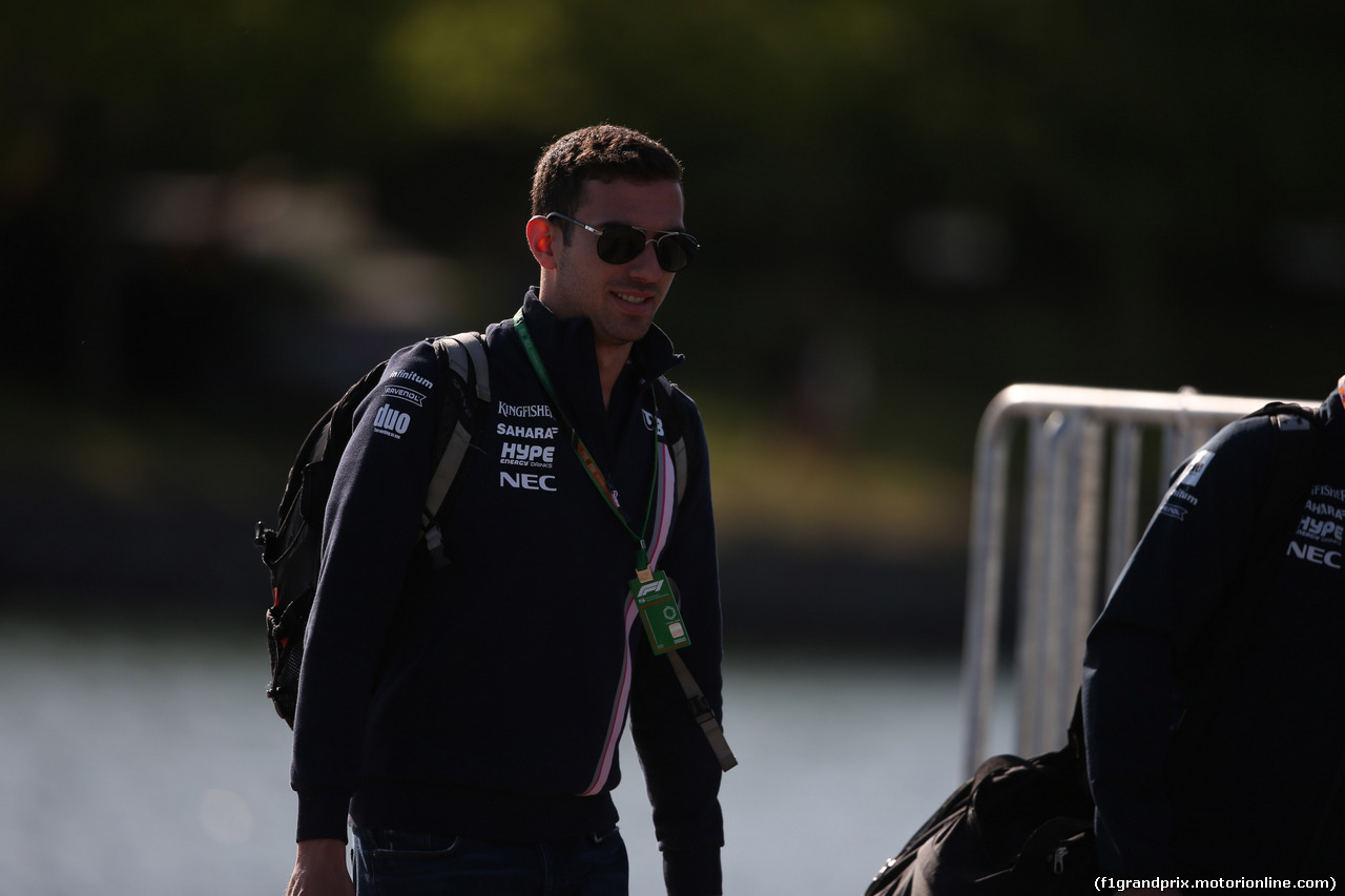 GP CANADA, 08.06.2018- Nicholas Latifi (CDN) Sahara Force India F1 Team Development Driver