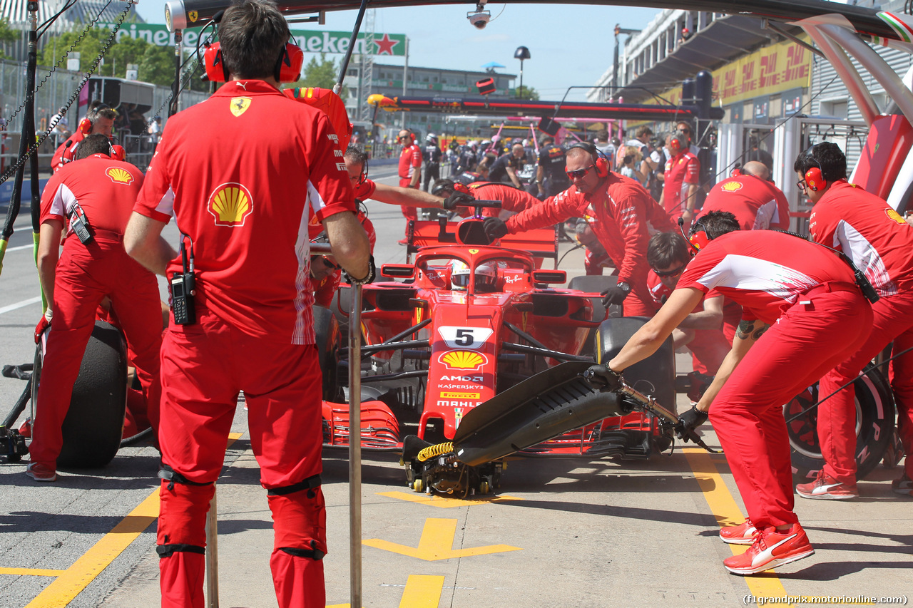 GP CANADA, 08.06.2018- free Practice 2, Sebastian Vettel (GER) Ferrari SF71H