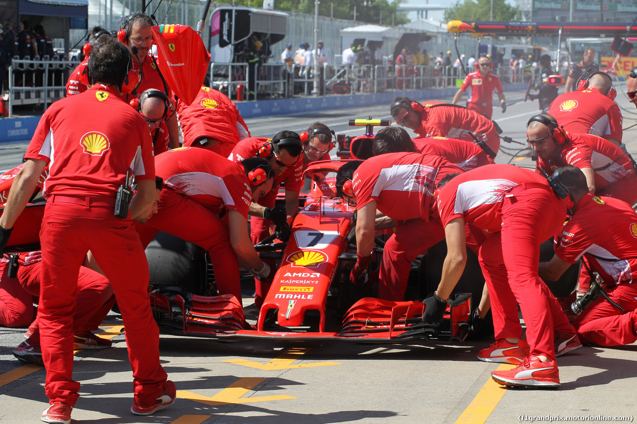 GP CANADA, 08.06.2018- free Practice 2, Kimi Raikkonen (FIN) Ferrari SF71H