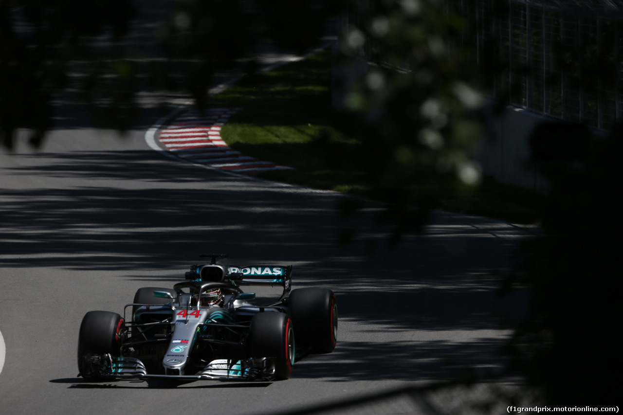 GP CANADA, 08.06.2018- free Practice 2, Lewis Hamilton (GBR) Mercedes AMG F1 W09
