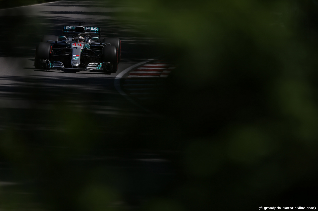 GP CANADA, 08.06.2018- free Practice 2, Lewis Hamilton (GBR) Mercedes AMG F1 W09