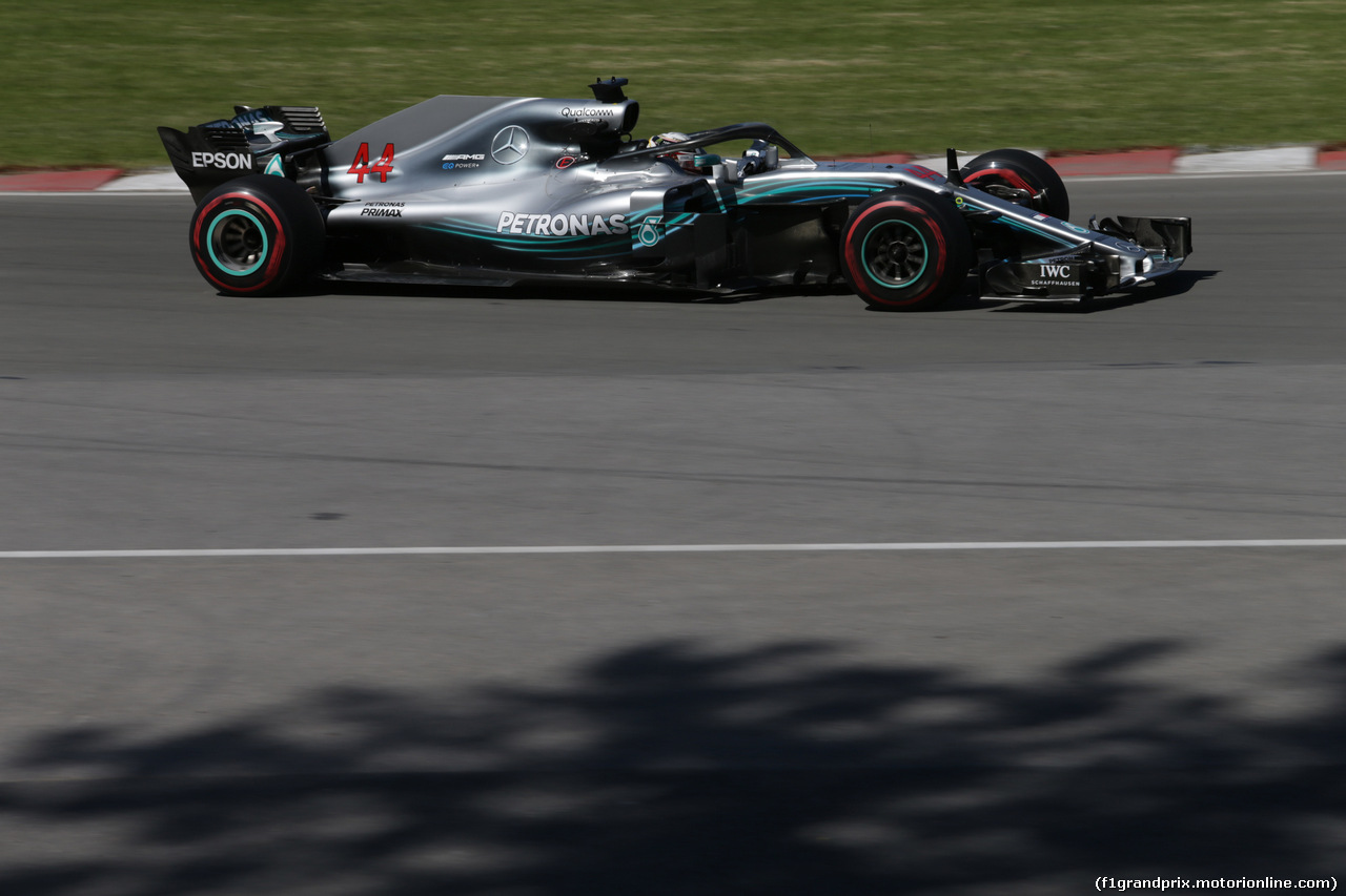 GP CANADA, 08.06.2018- free Practice 2, Lewis Hamilton (GBR) Mercedes AMG F1 W09