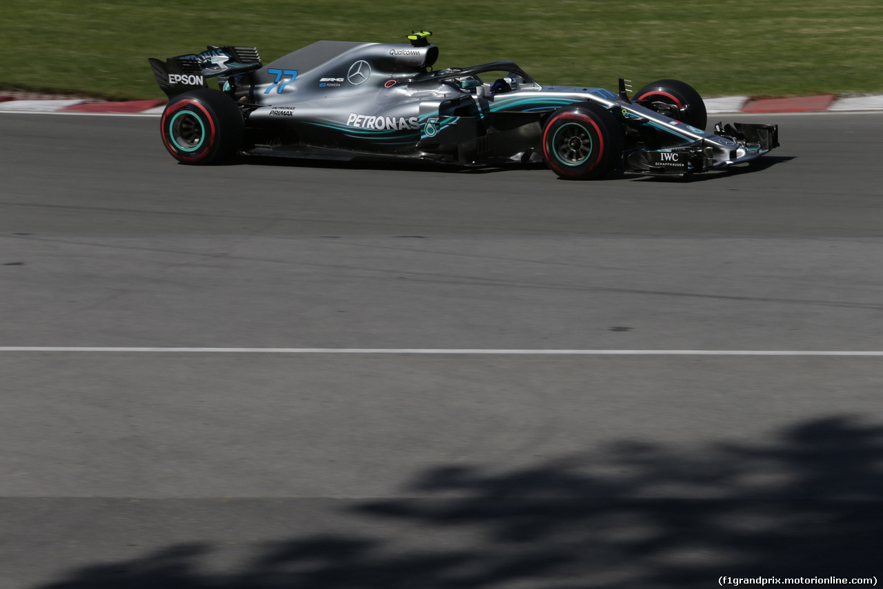 GP CANADA, 08.06.2018- free Practice 2, Valtteri Bottas (FIN) Mercedes AMG F1 W09