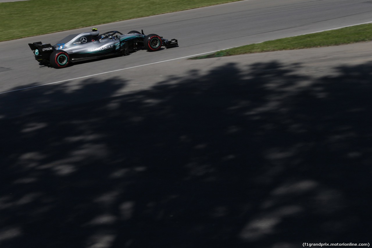 GP CANADA, 08.06.2018- free Practice 2, Valtteri Bottas (FIN) Mercedes AMG F1 W09