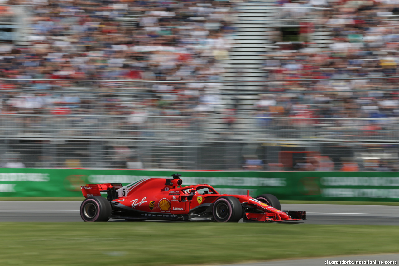 GP CANADA, 08.06.2018- free Practice 2, Sebastian Vettel (GER) Ferrari SF71H