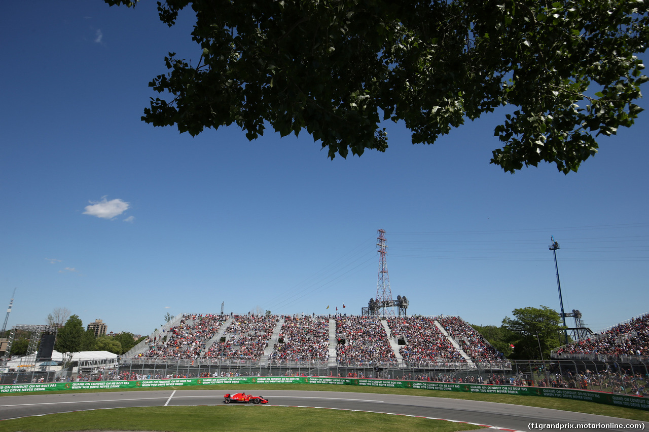 GP CANADA, 08.06.2018- free Practice 2, Sebastian Vettel (GER) Ferrari SF71H