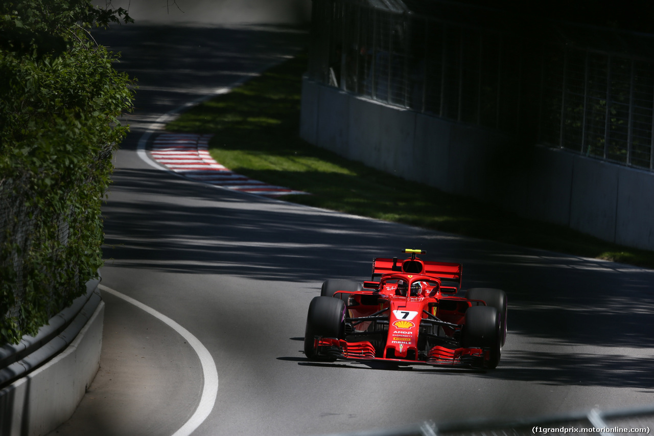GP CANADA, 08.06.2018- free Practice 2, Kimi Raikkonen (FIN) Ferrari SF71H