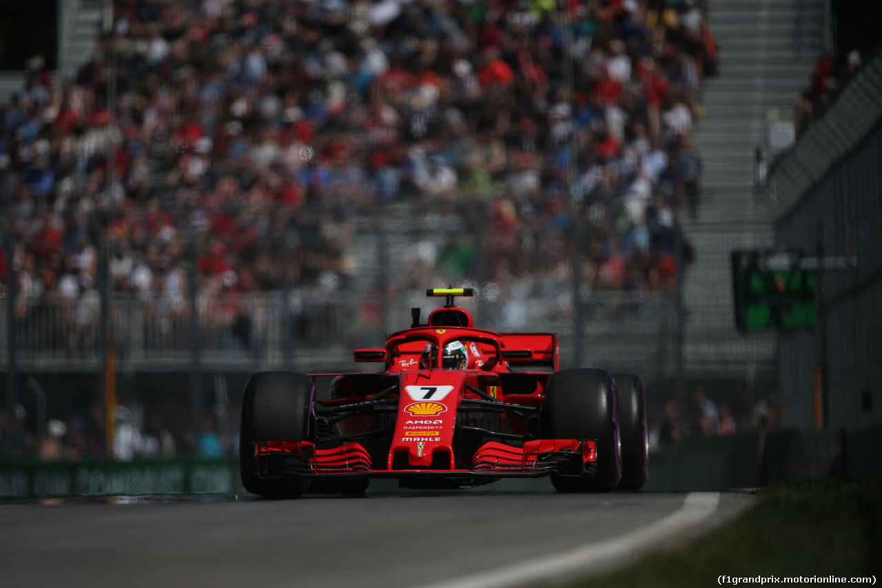 GP CANADA, 08.06.2018- free Practice 2, Kimi Raikkonen (FIN) Ferrari SF71H