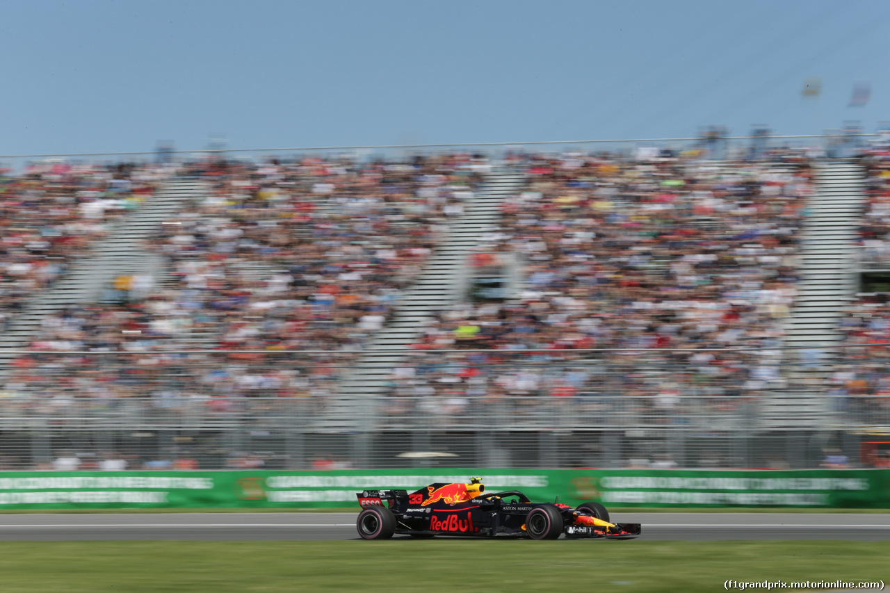 GP CANADA, 08.06.2018- free Practice 2, Max Verstappen (NED) Red Bull Racing RB14