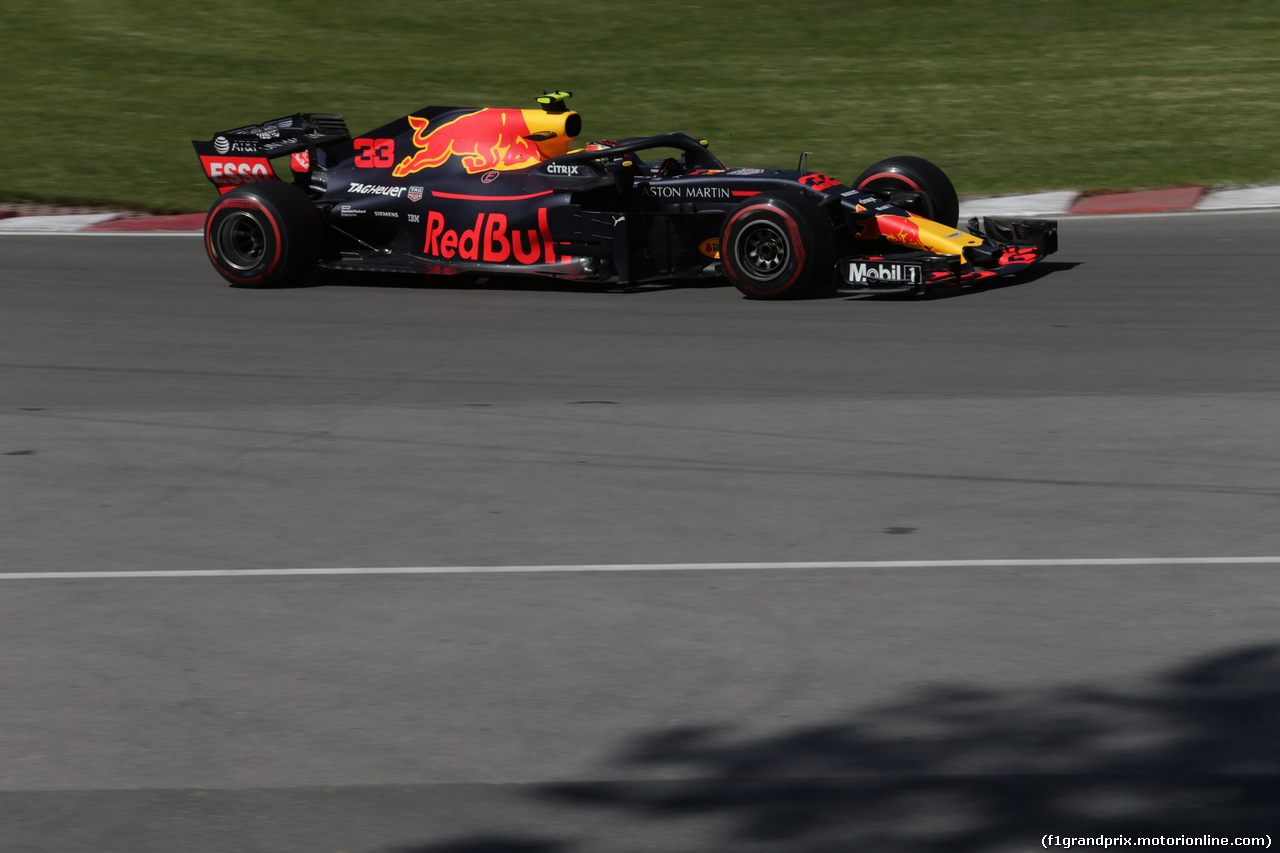 GP CANADA, 08.06.2018- free Practice 2, Max Verstappen (NED) Red Bull Racing RB14