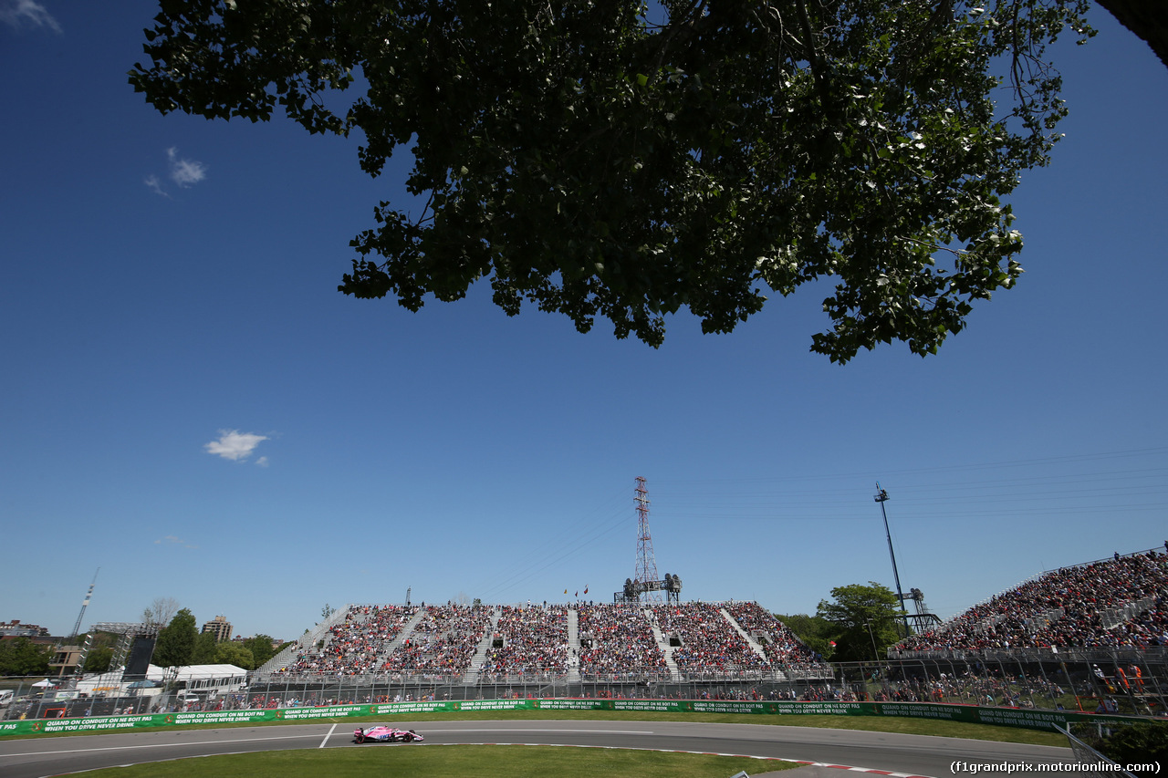 GP CANADA, 08.06.2018- free Practice 2, Esteban Ocon (FRA) Sahara Force India F1 VJM11