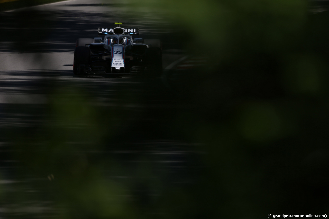 GP CANADA, 08.06.2018- free Practice 2, Sergej Sirotkin (RUS) Williams F1 Team FW41