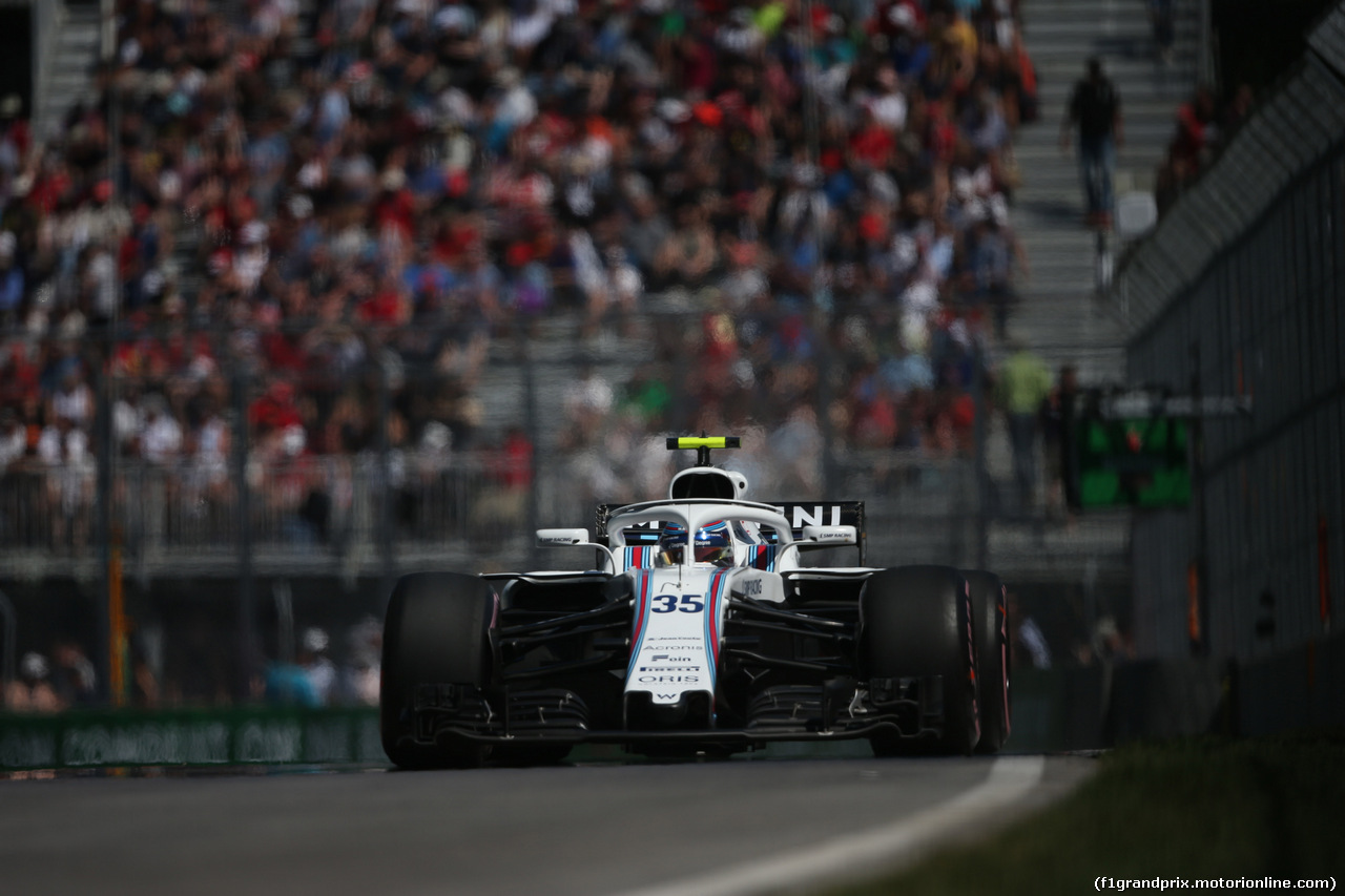 GP CANADA, 08.06.2018- free Practice 2, Sergej Sirotkin (RUS) Williams F1 Team FW41