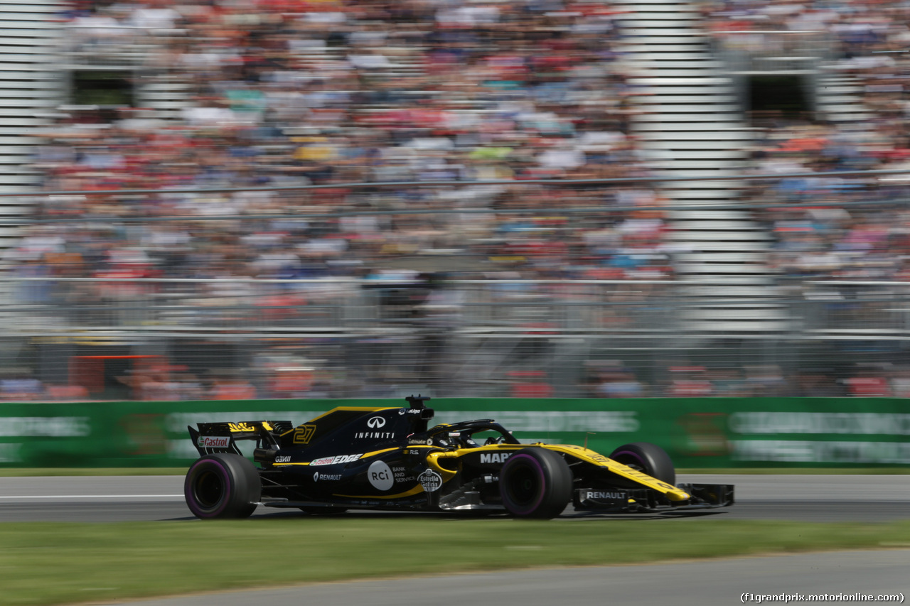 GP CANADA, 08.06.2018- free Practice 2, Nico Hulkenberg (GER) Renault Sport F1 Team RS18