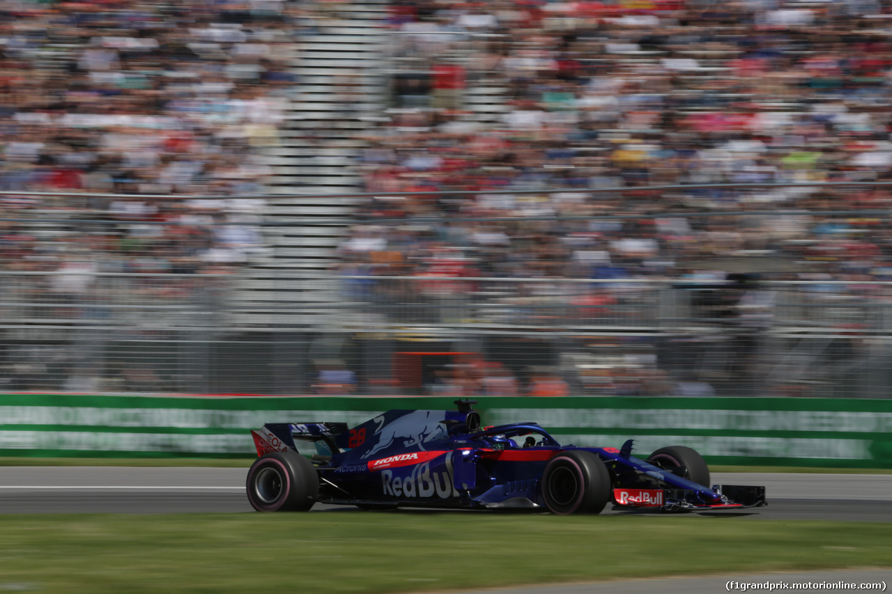 GP CANADA, 08.06.2018- free Practice 2, Brendon Hartley (FRA) Scuderia Toro Rosso STR13