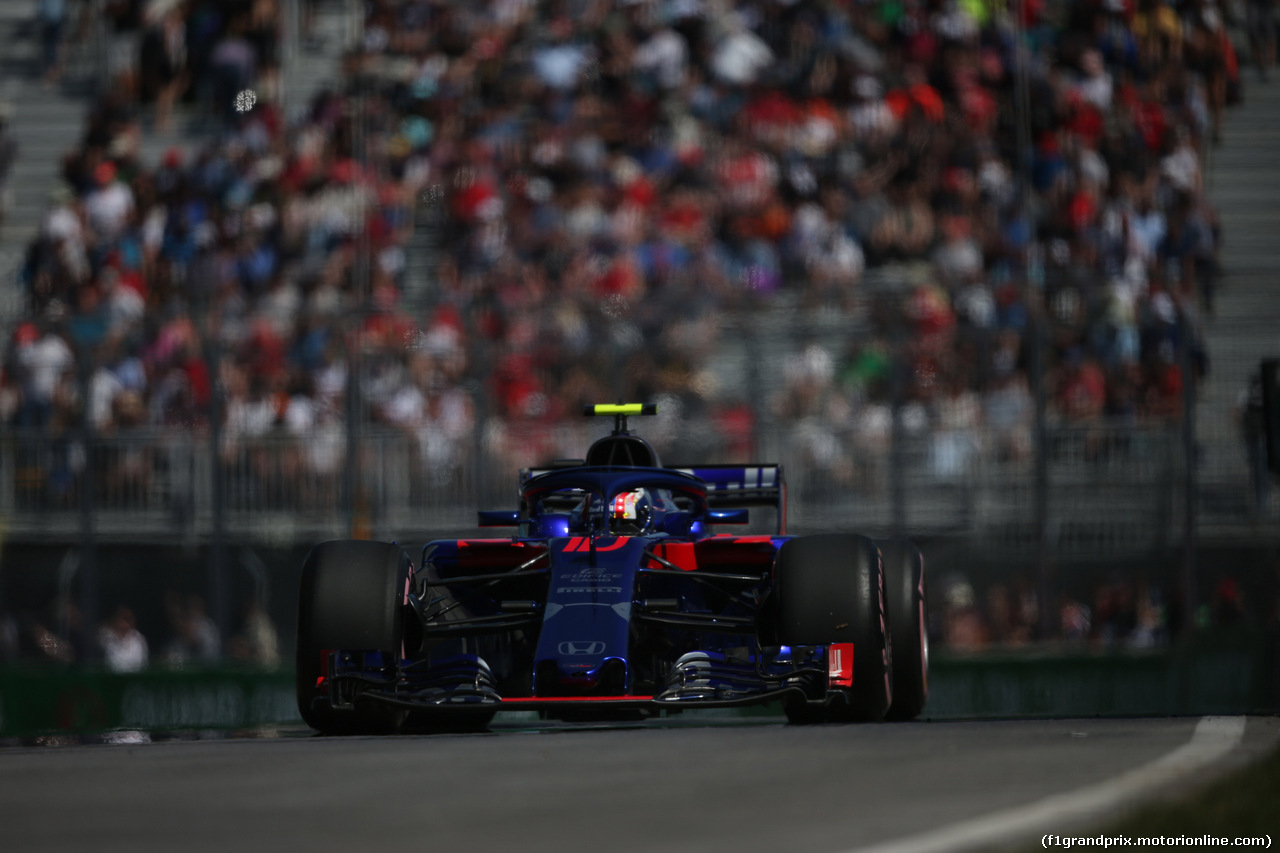 GP CANADA, 08.06.2018- free Practice 2, Pierre Gasly (FRA) Scuderia Toro Rosso STR13
