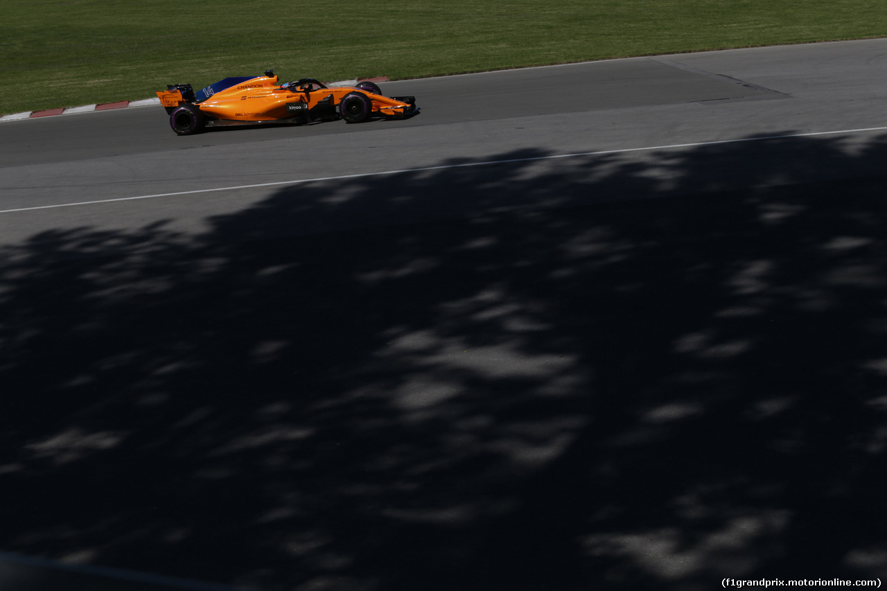 GP CANADA, 08.06.2018- free Practice 2, Fernando Alonso (ESP) McLaren Renault MCL33