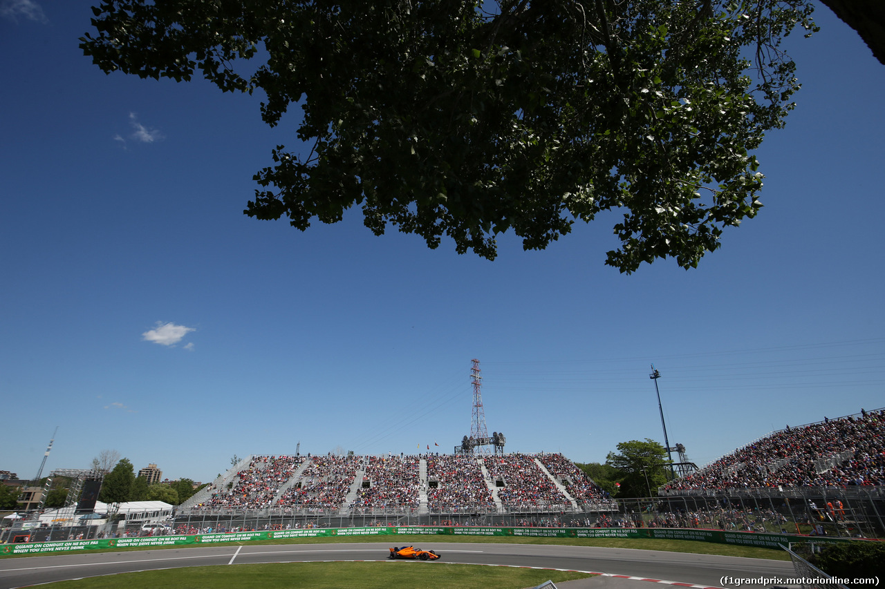 GP CANADA, 08.06.2018- free Practice 2, Fernando Alonso (ESP) McLaren Renault MCL33