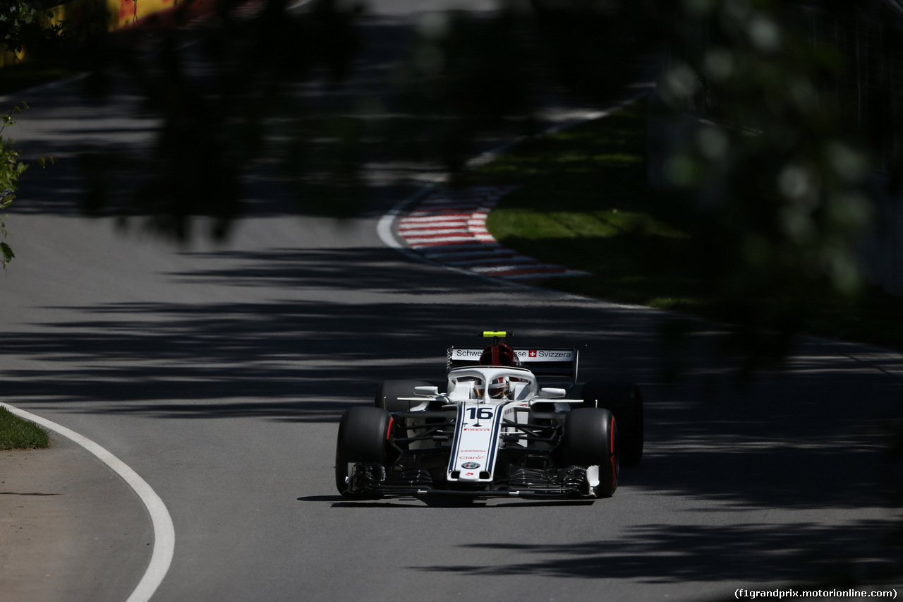 GP CANADA, 08.06.2018- free Practice 2, Charles Leclerc (GER) Alfa Romeo Sauber C37