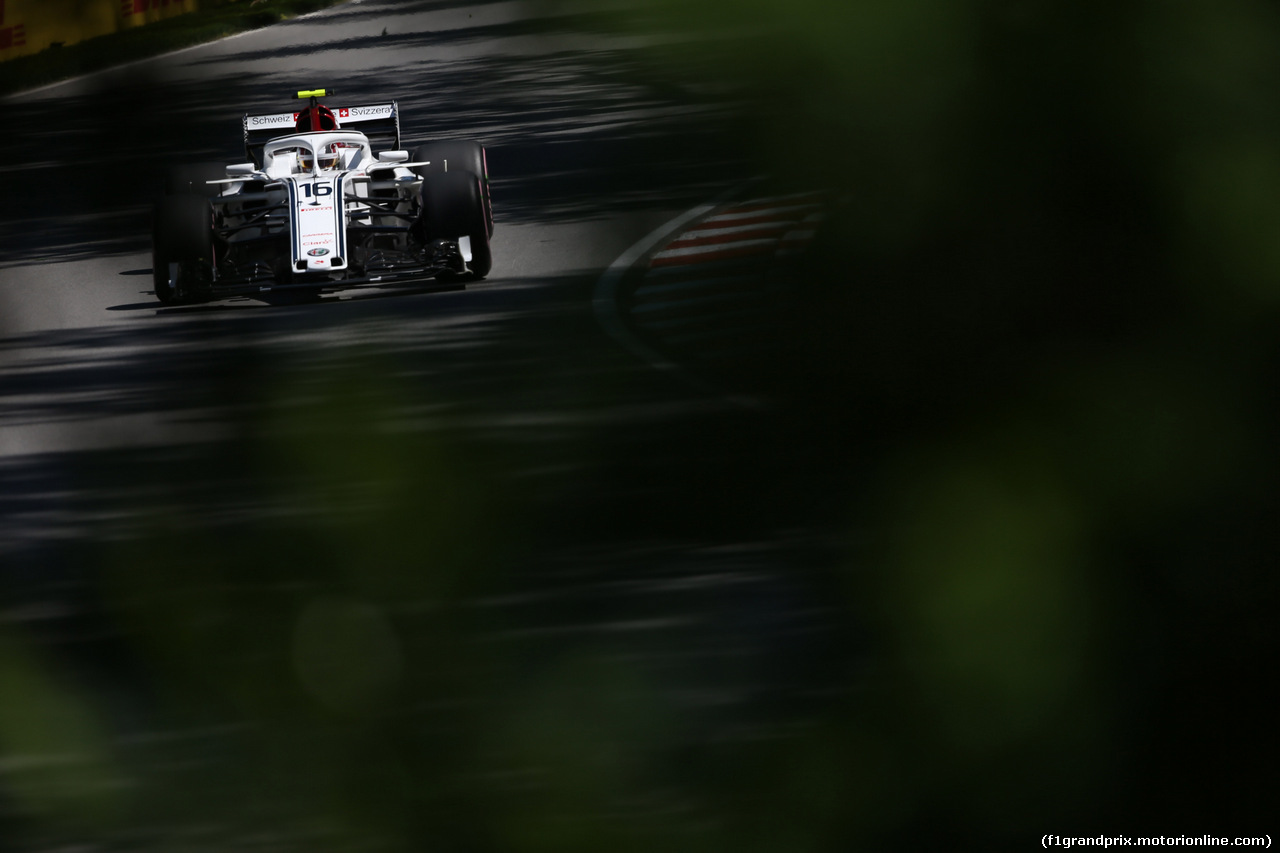 GP CANADA, 08.06.2018- free Practice 2, Charles Leclerc (GER) Alfa Romeo Sauber C37
