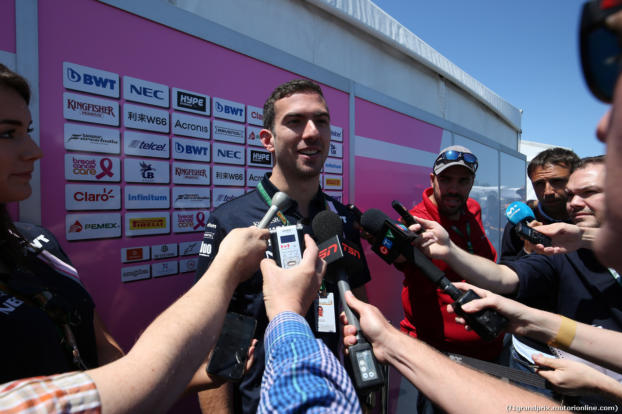 GP CANADA, 08.06.2018-  Nicholas Latifi (CDN) Sahara Force India F1 Team Development Driver