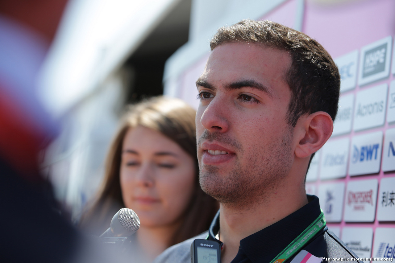 GP CANADA, 08.06.2018-  Nicholas Latifi (CDN) Sahara Force India F1 Team Development Driver