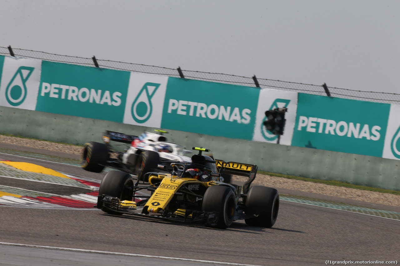 GP CINA, 15.04.2018- Gara, Carlos Sainz Jr (ESP) Renault Sport F1 Team RS18