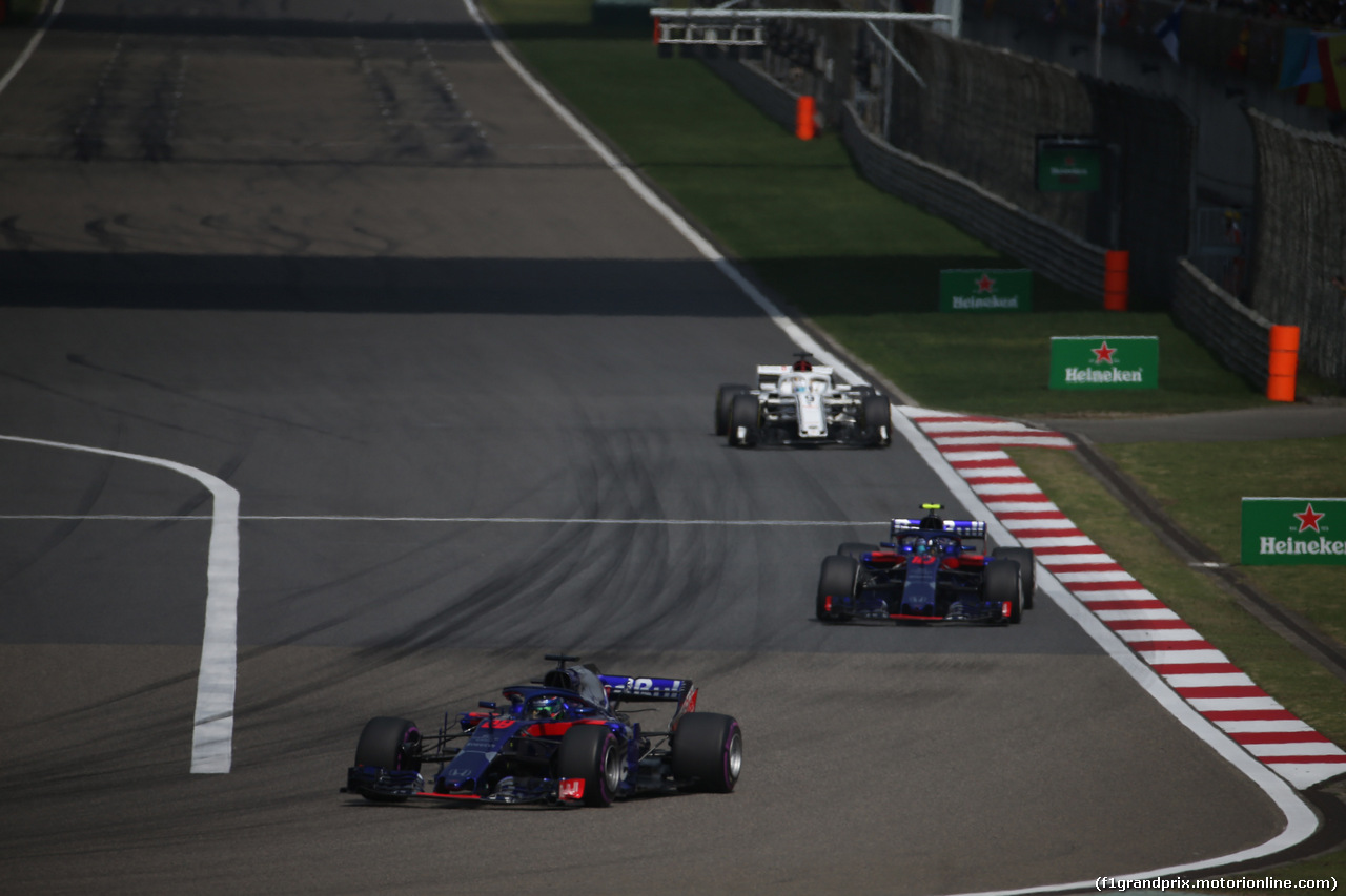 GP CINA, 15.04.2018- Gara, Brendon Hartley (FRA) Scuderia Toro Rosso STR13
