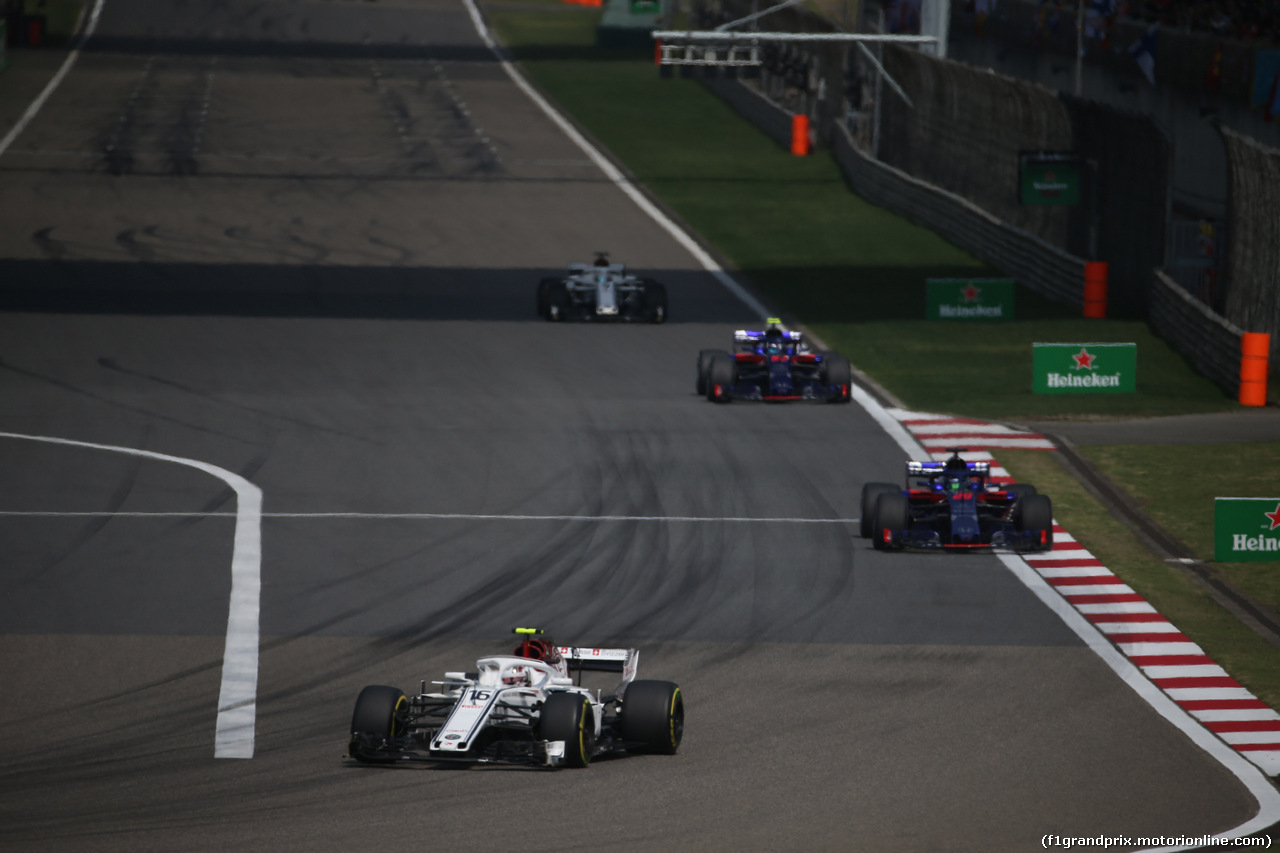 GP CINA, 15.04.2018- Gara, Charles Leclerc (GER) Alfa Romeo Sauber C37