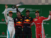 GP CINA, 15.04.2018- Podium,  winner Daniel Ricciardo (AUS) Red Bull Racing RB14, 2nd place Valtteri Bottas (FIN) Mercedes AMG F1 W09, 3rd place Kimi Raikkonen (FIN) Ferrari SF71H