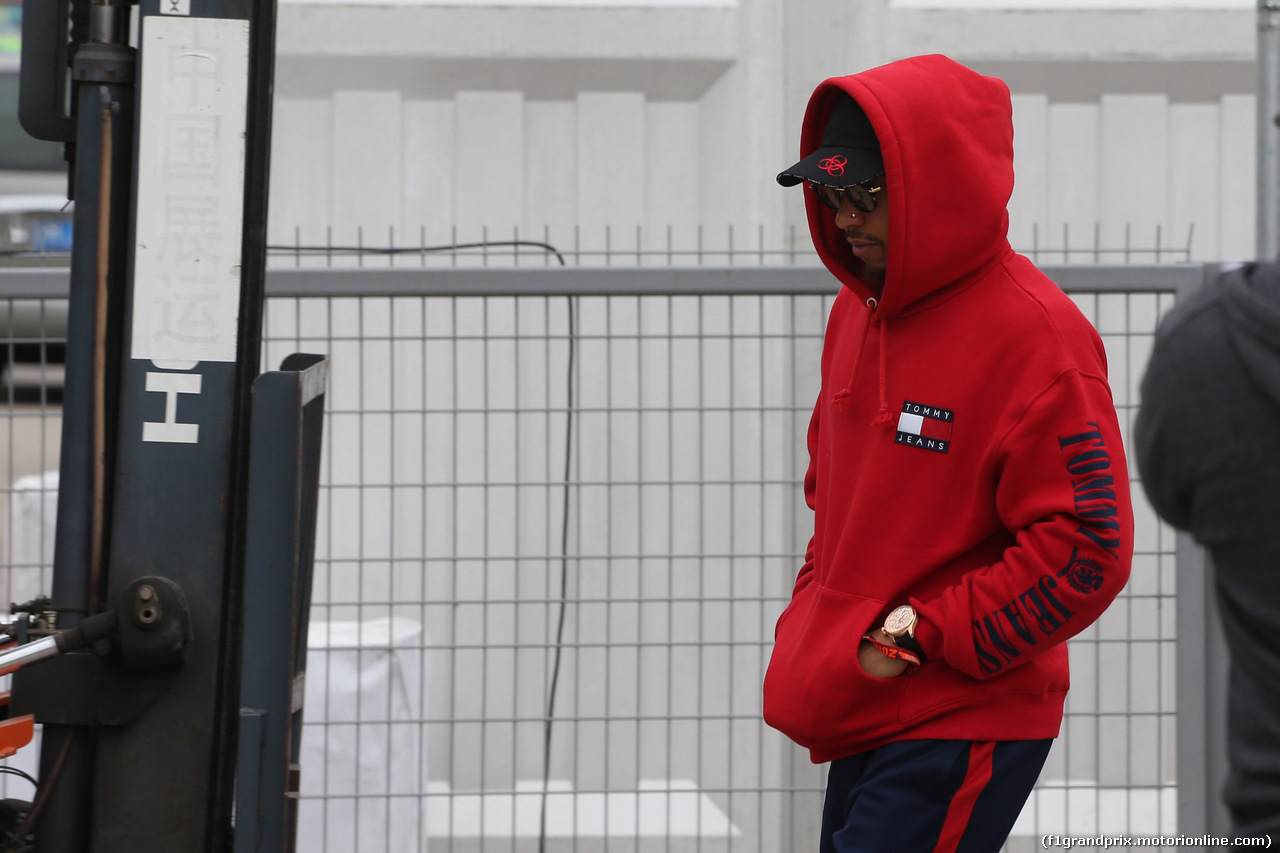 GP CINA, 12.04.2018- Lewis Hamilton (GBR) Mercedes AMG F1 W09