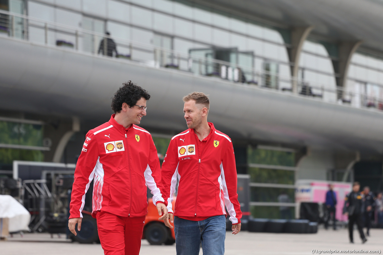 GP CINA, 12.04.2018- Sebastian Vettel (GER) Ferrari SF71H