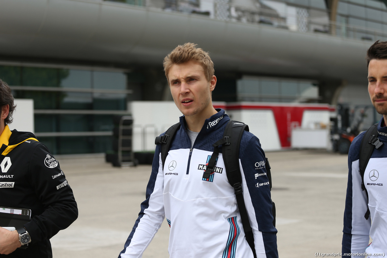 GP CINA, 12.04.2018- Sergej Sirotkin (RUS) Williams F1 Team FW41