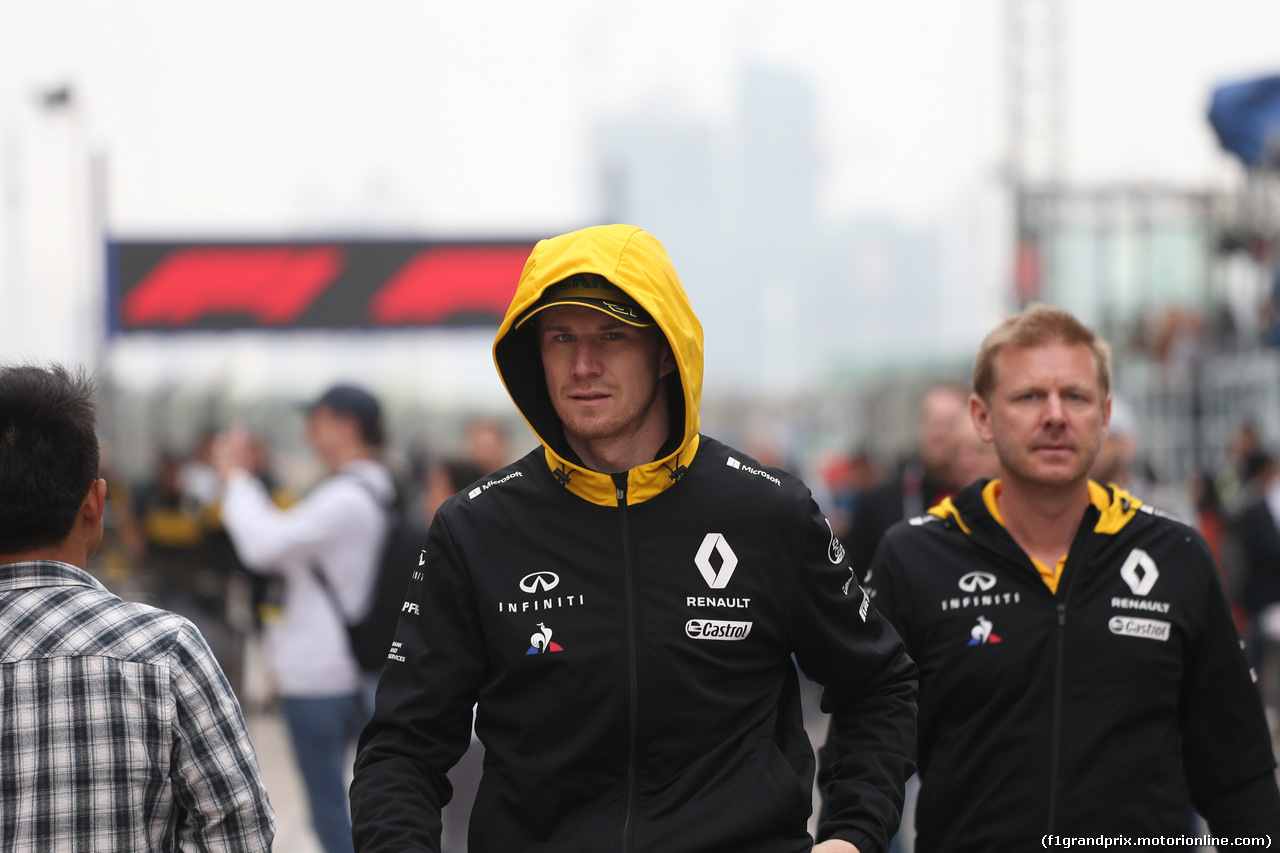 GP CINA, 12.04.2018- Nico Hulkenberg (GER) Renault Sport F1 Team RS18
