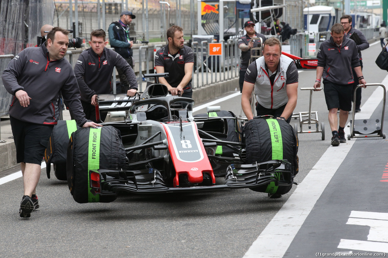 GP CINA, 12.04.2018- Haas F1 Team VF-18