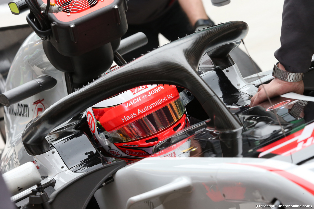 GP CINA, 14.04.2018- Prove Libere 3, Kevin Magnussen (DEN) Haas F1 Team VF-18