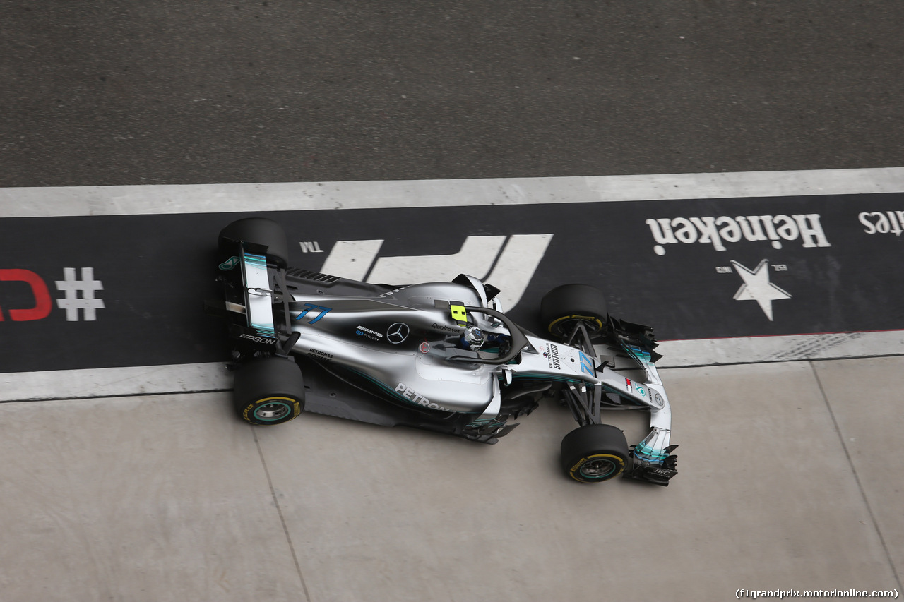 GP CINA, 14.04.2018- Prove Libere 3, Valtteri Bottas (FIN) Mercedes AMG F1 W09