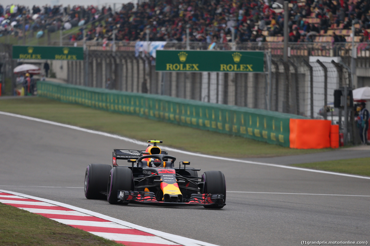 GP CINA, 14.04.2018- Qualifiche, Max Verstappen (NED) Red Bull Racing RB14